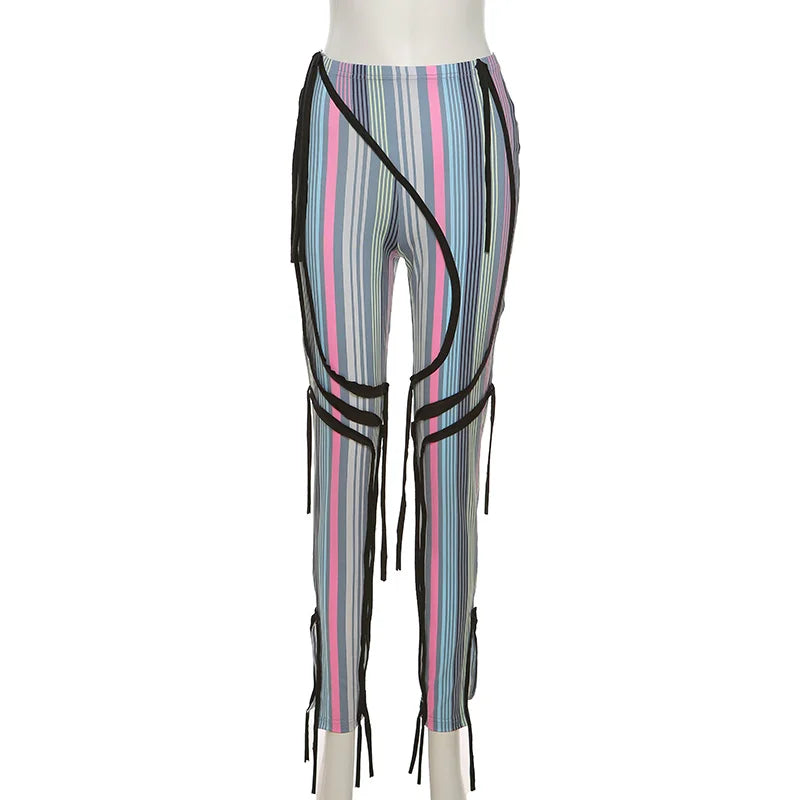 Kira Striped Pencil Pant