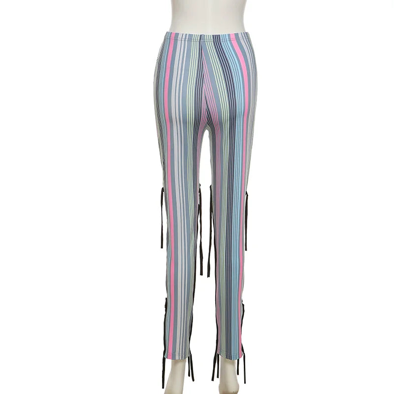 Kira Striped Pencil Pant